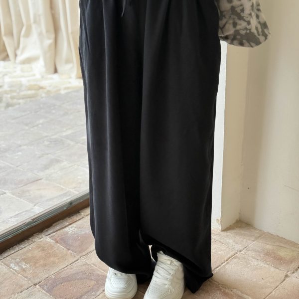 شلوار تنسل  کد ۱۰۶ مشکی